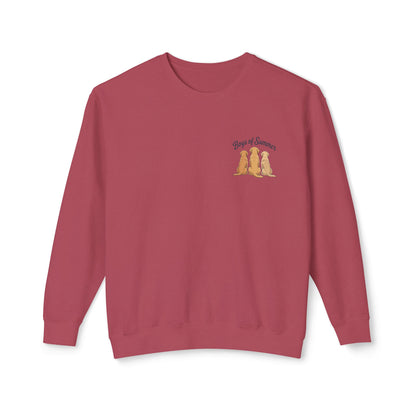Comfort Colors Crewneck Sweatshirt - Boys of Summer Golden Retrievers