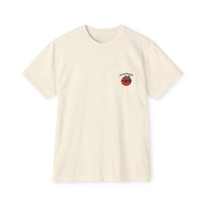 Comfort Colors SS T-Shirt *Pocket* - Jersey Tomato