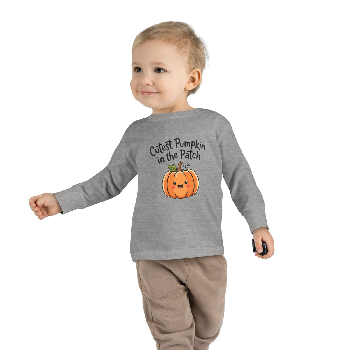 Toddler Long Sleeve Tee — Cutest Pumpkin in the Patch