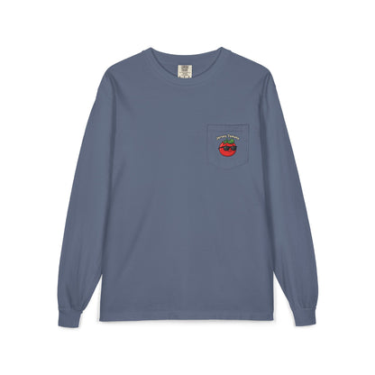 Comfort Colors LS T-Shirt *Pocket* - Jersey Tomato