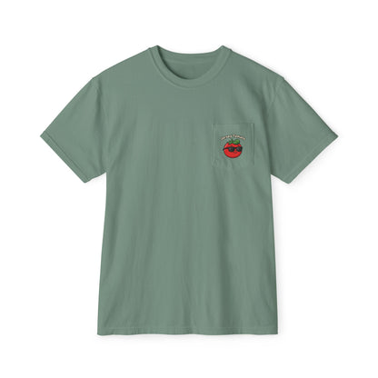 Comfort Colors SS T-Shirt *Pocket* - Jersey Tomato