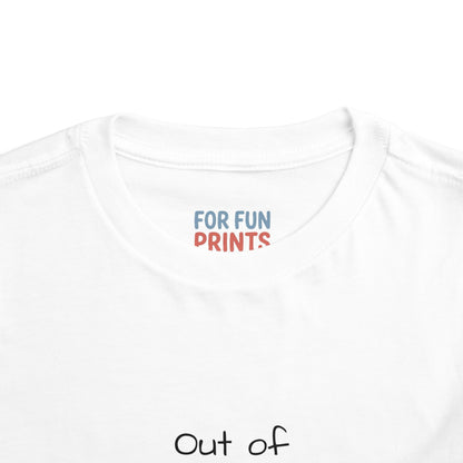 Toddler Short Sleeve Tee - Out of Mom's Place, Got my Own Crib