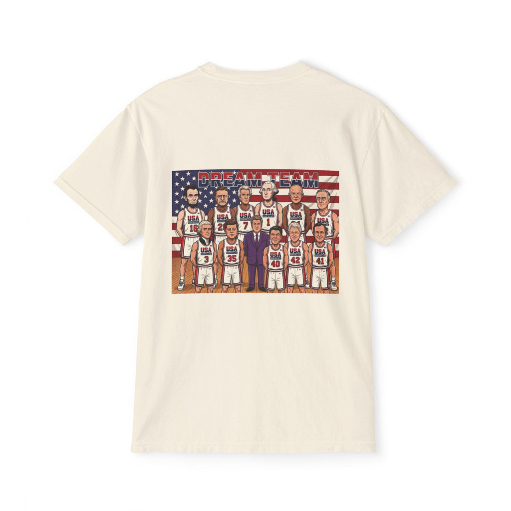 Comfort Colors SS T-Shirt *Pocket* - Retro USA Dream Team
