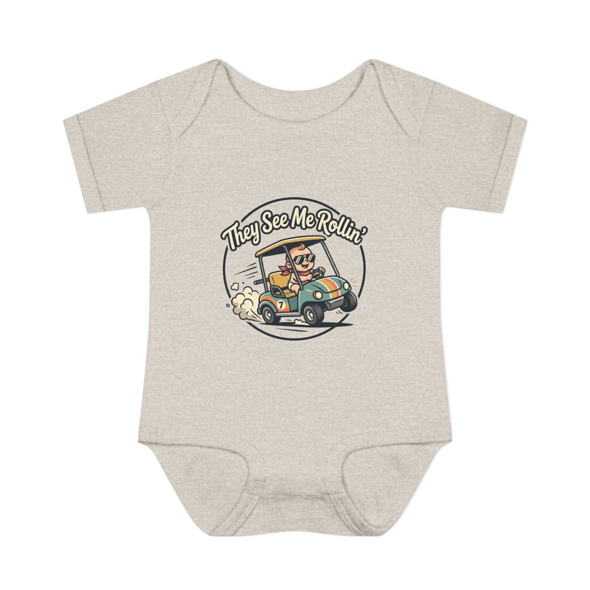 Infant Onesie - They See Me Rollin'