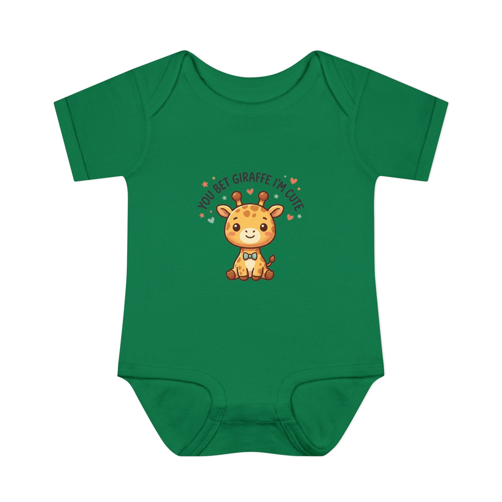 Cute Giraffe Baby Bodysuit – “You Bet Giraffe I’m Cute” Infant Onesie