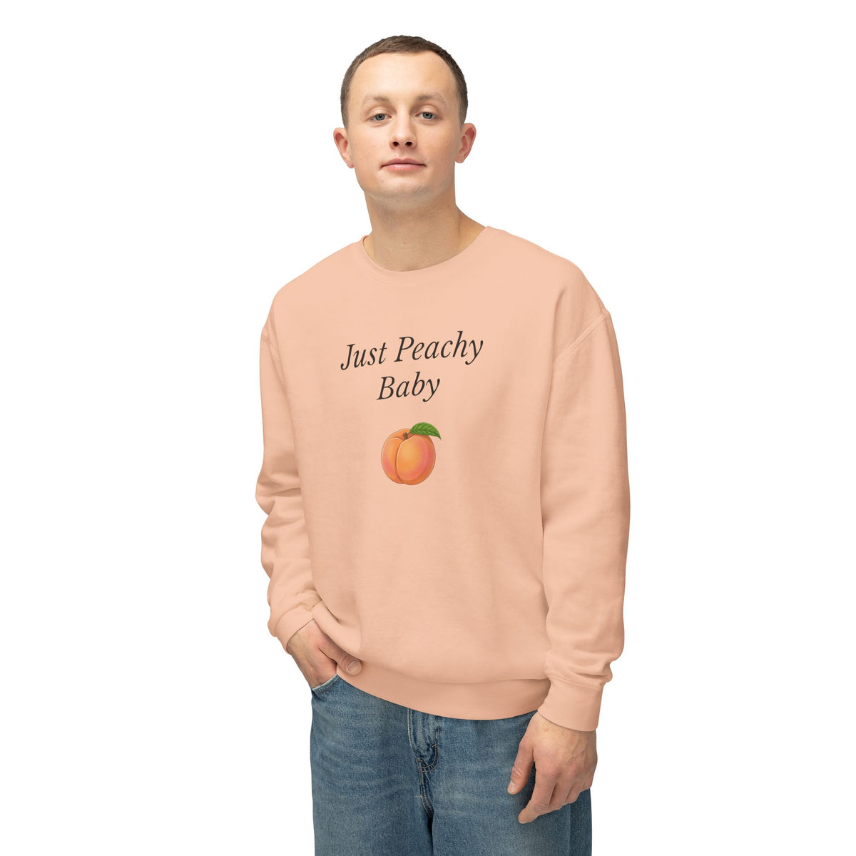Comfort Colors Unisex Crewneck Sweatshirt - Just Peachy Baby