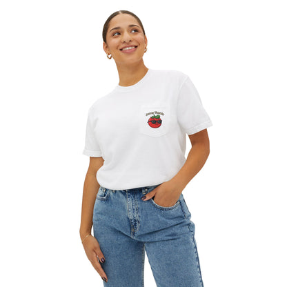Comfort Colors SS T-Shirt *Pocket* - Jersey Tomato