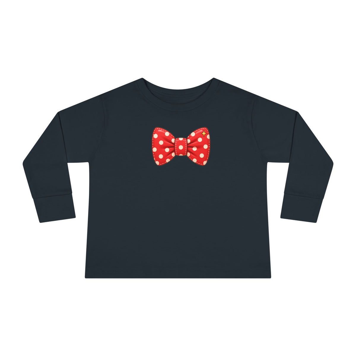 Toddler Long Sleeve Tee - Bow