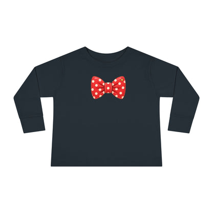 Toddler Long Sleeve Tee - Bow