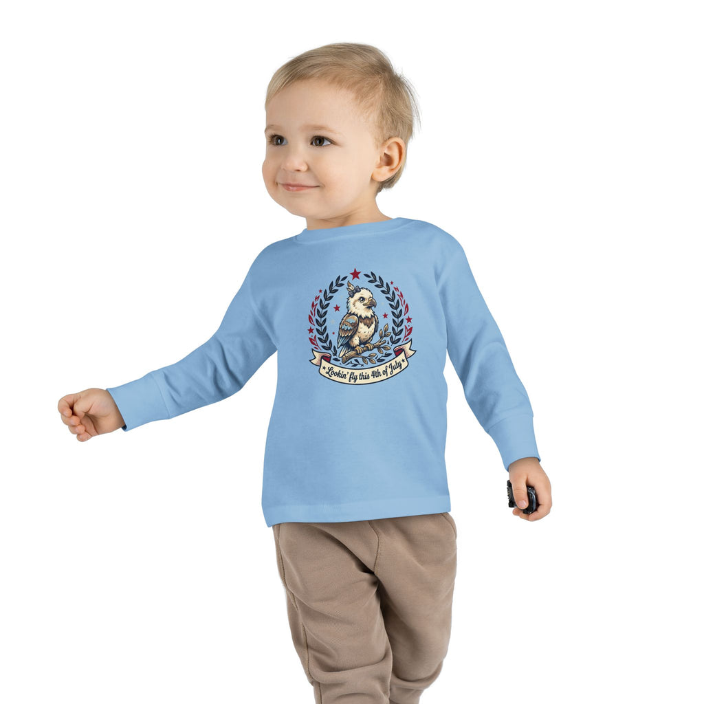 Toddler Long Sleeve Tee — Lookin' Fly This 4th of July