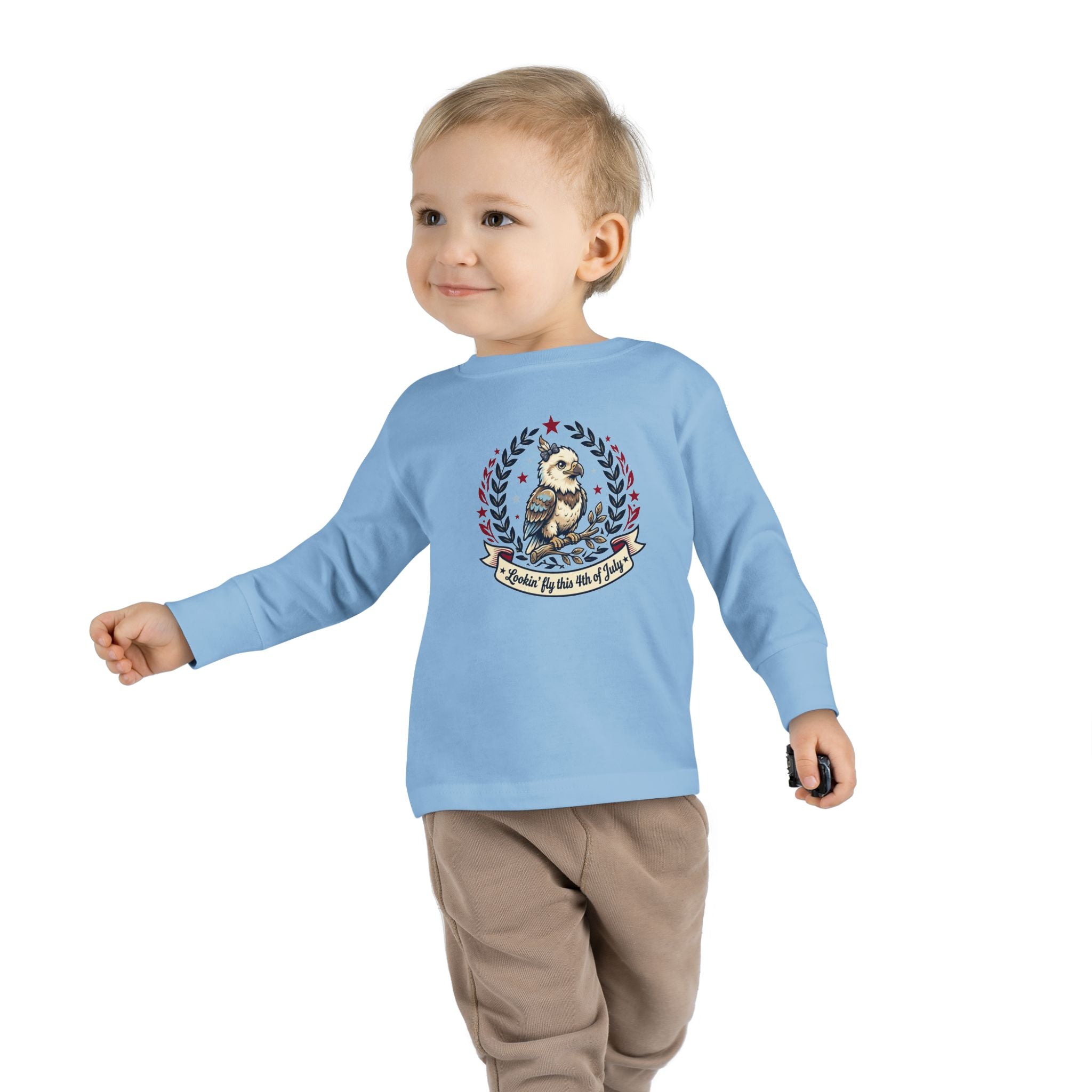 Toddler Long Sleeve Tee — Lookin' Fly This 4th of July