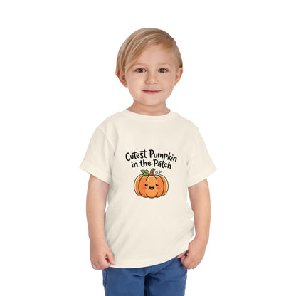 Toddler Short Sleeve Tee - Cutest Pumpkin in the Patch