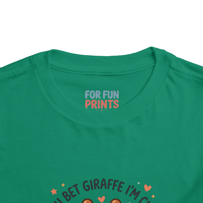 Toddler Tee – You Bet Giraffe I'm Cute