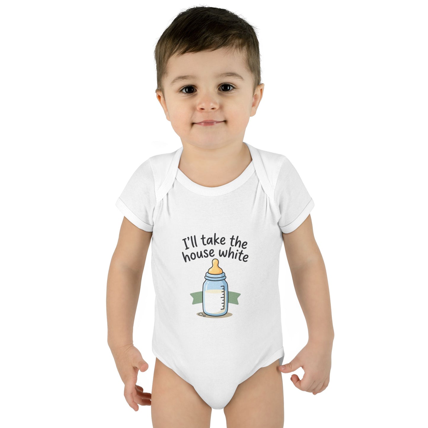 Infant Onesie - I'll Take the House White