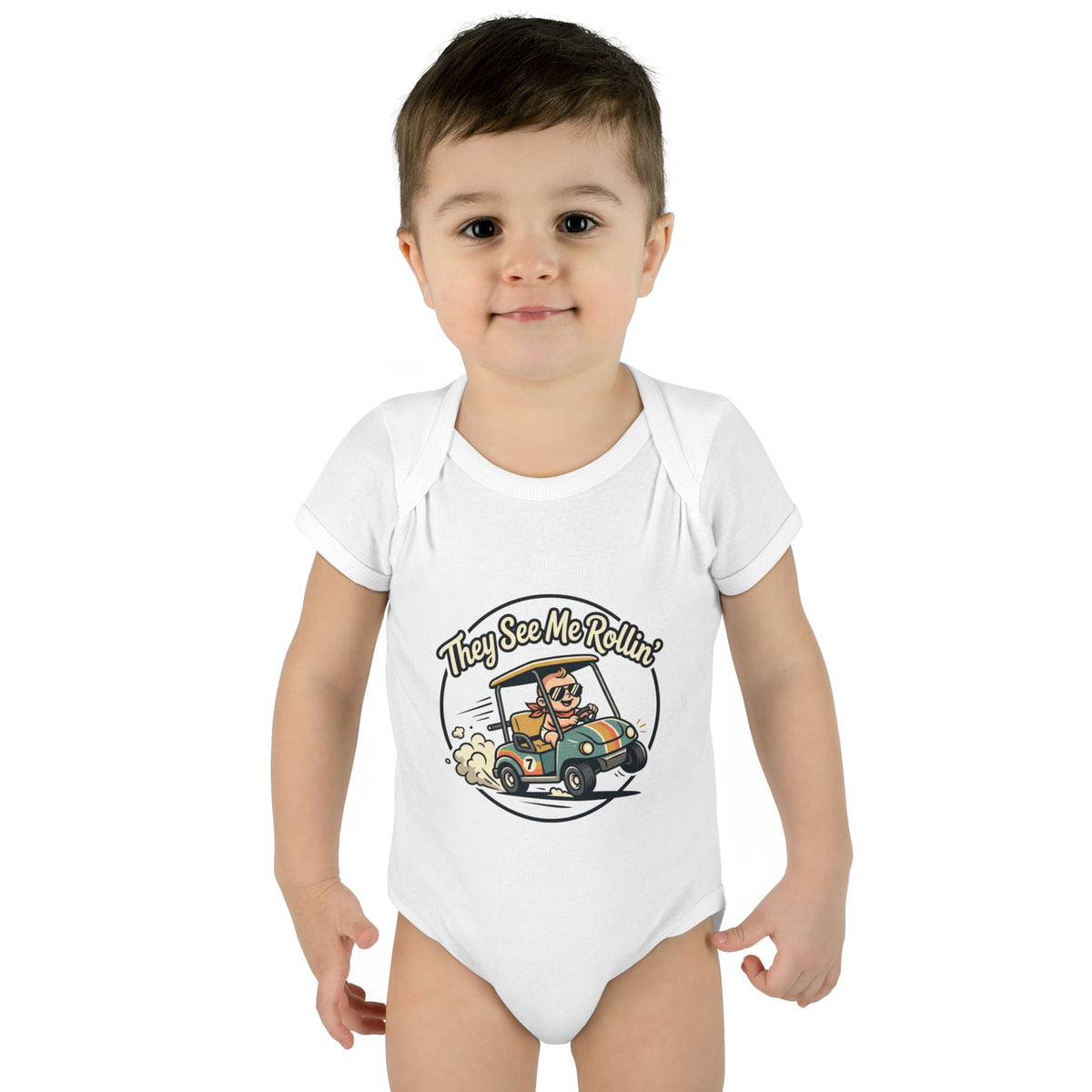 Infant Onesie - They See Me Rollin'